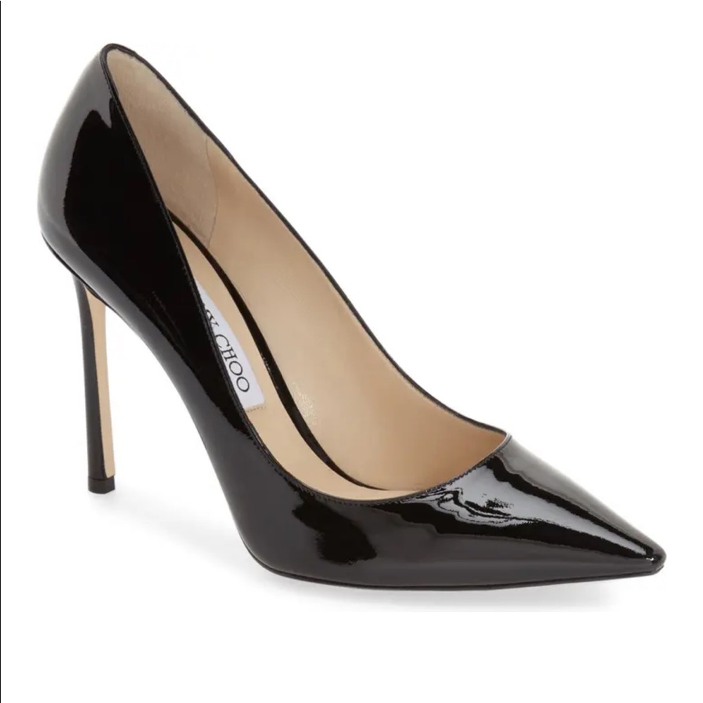 Jimmy Choo Romy Patent 100mm
